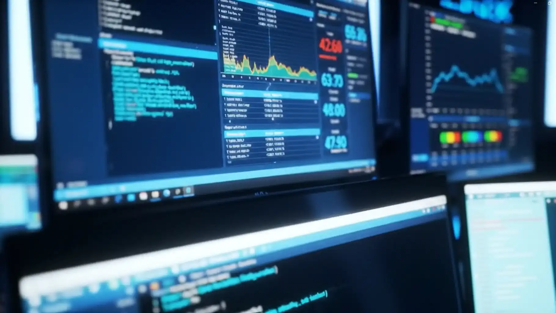 Imagen de fondo abstracta de tecnología y negocios